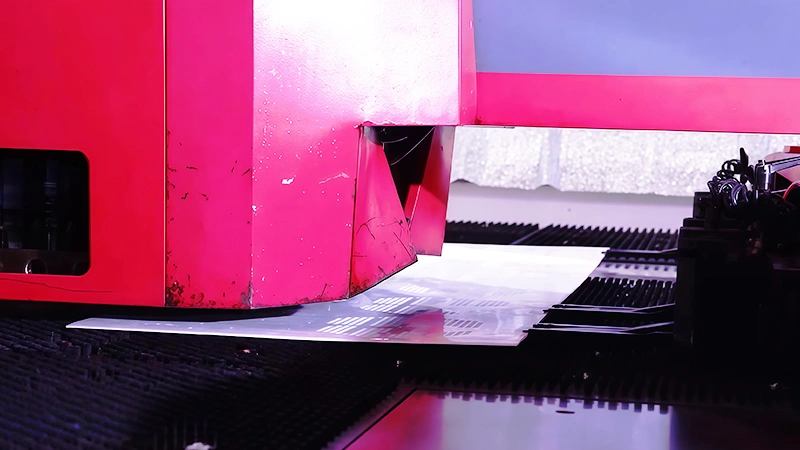 Shell-and-Tube Heat Exchanger Prefabrication Workshop — CNC Turret Punching Machine