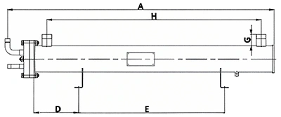 Stainless Steel Shell-and-Tube Evaporator (4HP×2-30HP×2)
