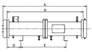 Shell-and-Tube Condenser (4HP×2-25HP×2)